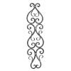 Preenchimento corrimão - dim: 1/2" x 1/2" mm - 250 x 900 mm
