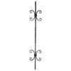 Preenchimento corrimão - dim: 1/2" x 1/2" mm - 150 x 900 mm