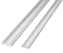 Art. 1423/12 Barra corrimão (Inox) - dim: 47 x 14 mm  L 3000 mm