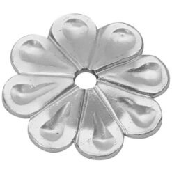 Art. 1426-7 Base para coluna (Inox) - dim: Ø 90 mm - furo: Ø 12 mm
